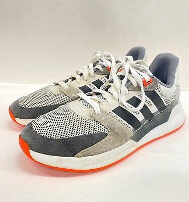 adidas Run 90s Grey Solar Red for Sale 